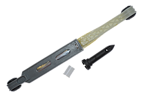 Амортизатор Electrolux 80N, длина 213-302 мм, втулка 8 мм (верх), 14,5 мм (низ), квадратный профиль, 4071361465