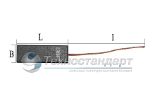 Щетки угольные 5х13.5, СЭНДВИЧ, пара, высокое качество, L94MF7,  VUB