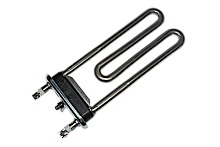 Тэн 1700W, прямой с отверстием под датчик, L=170 мм, l=14 мм, резинка ровная , для Indesit, Ariston, код 380151, 094715, Kawai, упаковка Indesit