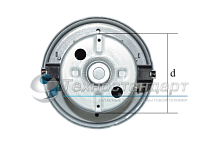 Мотор пылесоса Samsung, 1600 W, H=117 мм, h=35  мм, D=139 мм, d=84 мм