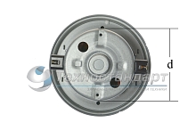 Мотор пылесоса Samsung, 1400 W, H=111 мм, h=37 мм, D=137-139 мм, d=84 мм