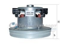 Мотор пылесоса Electrolux, 1400 W, H=106 мм, h=23 мм, D=139 мм, d=83 мм,  код 2192841027