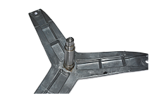 Крестовина барабана стиральной машины Bosch,лучи 23,5см,вал 11,7см, (для барабанов Bosch 215117,9000809334) не требует доработки, втулка из нержавейки