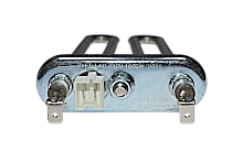 Тэн 1600W, прямой, с датчиком, L=175 мм, l=9 мм, резинка с "юбкой", для LG, код AEG33121513, замена AEG73309902, OEM