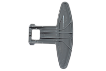 Ручка люка LG, код 3650ER3002B, 3650EN3005A,1.25.017.00, 3119001, серая, с крючком