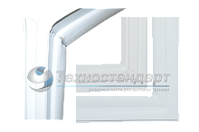 Уплотнитель двери Атлант-Минск, холодильной камеры 560 x 855 мм, под планку, 769748901811, 301543301002, к холодильникам КШД-130-3М, МИНСК-130-1