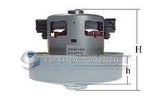 Мотор пылесоса Samsung, 1400 W, H=111 мм, h=37 мм, D=137-139 мм, d=84 мм