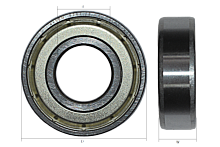 Подшипник 202 ZZ, AITON