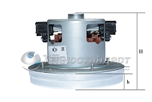 Мотор пылесоса LG, Electrolux, 1800 W, H=106 мм, h=23 мм, D=138 мм, d=83 мм