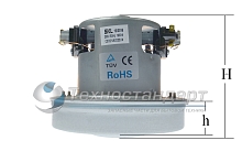 Мотор пылесоса LG, 1800 W, H=116 мм, h=28 мм, D=135 мм, d=84 мм, Италия