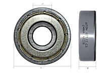 Подшипник 627 ZZ, AITON