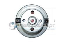 Мотор пылесоса Electrolux, 1400 W, H=106 мм, h=23 мм, D=139 мм, d=83 мм,  код 2192841027