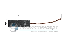 Щетки угольные 5х12.5, СЭНДВИЧ, пара, высокое качество, L94MF7, VUB