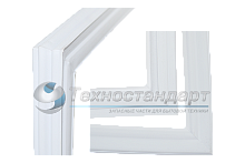 Уплотнитель двери холодильника Stinol, Indesit, Ariston, 570 x 830 мм, под планку, код 854015