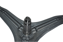 Крестовина барабана стиральной машины Bosch, лучи 24 см, вал 8,2 см, крепление под болт, код 00473774, втулка из нержавейки