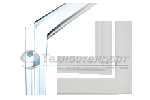 Уплотнитель двери Атлант-Минск, для морозильной камеры, к холодильникам МХМ-2819, 560 х 494 мм, в паз, код 769748901503, 331603301001