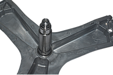 Крестовина барабана стиральной машины Bosch, лучи 24,5 см,вал 11,8 см, посадка под сальник 35 мм, под подшипник 30 и 25 мм, код 744285