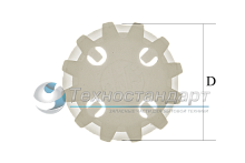 Втулка шнека мясорубки Аксион, D=25,5 мм