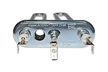 Тэн 1700W, прямой с отверстием под датчик, L=170 мм, l=14 мм, резинка ровная , для Indesit, Ariston, код 380151, 094715, Kawai, упаковка Indesit