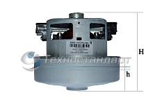 Мотор пылесоса Samsung, 2400 W, H=121 мм, h=37 мм, D=137 мм, d=97 мм, VCM M-30AU, Китай, код DJ31-00125C