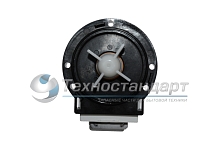 Помпа на 3 винтах, универсальная, выводы  назад, вместе, для Indesit, Ariston (тип Plaset), Leili