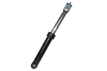 Амортизатор Indesit 100N, "со штырем", длина 165-257 mm, втулка 13x23 mm (низ), 9x42 (верх), код 309597, 140744, DP