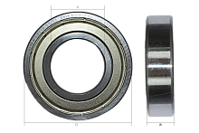Подшипник 206 ZZ, AITON