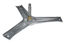 Крестовина барабана стиральной машины Beko, лучи 227 мм, вал 114 мм, d-20 мм, крепление под болт, код 2804500100, 2804500100, Италия