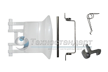 Ручка люка Ardo, замена 651027749, 719008100, подходит на Electrolux/Zanussi, код 4055113411