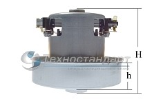 Мотор пылесоса Samsung, 2000 W, H=118-120 мм, h=34 мм, D=135 мм, d=83 мм