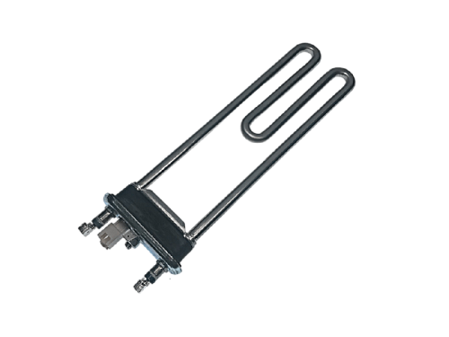 Тэн 1600W прямой с датчиком, L=235 мм, резинка c юбкой, Kawai, Irca, TW для Candy, код 41039772, 41039789, 41041527, 41044550, 0530067284