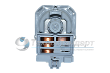 Помпа на 3 защелках, для Electrolux, Zanussi, выводы назад, вместе,нового образца, Askoll