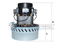 Мотор пылесоса моющего,  высокий, универсальный, 1200W-1400 W, H=176 мм, h=68 мм, D=141 мм, d=77.6 мм